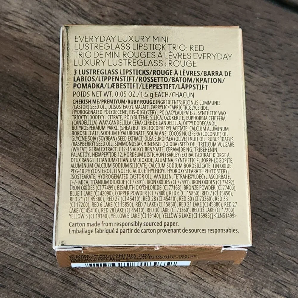 MAC Everyday Luxury Mini Lustreglass Lipstick Trio Holiday Gift Set - Picture 6 of 6